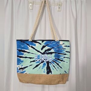 Aqualux Florida tie dye beach toe zipper closure NWT